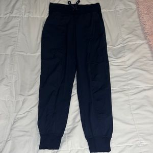 Size 6, navy lululemon dance studio joggers